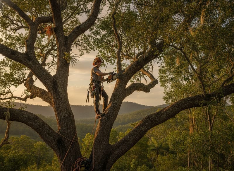 Tree Pruning performed by Launceston Arborist in the Launceston